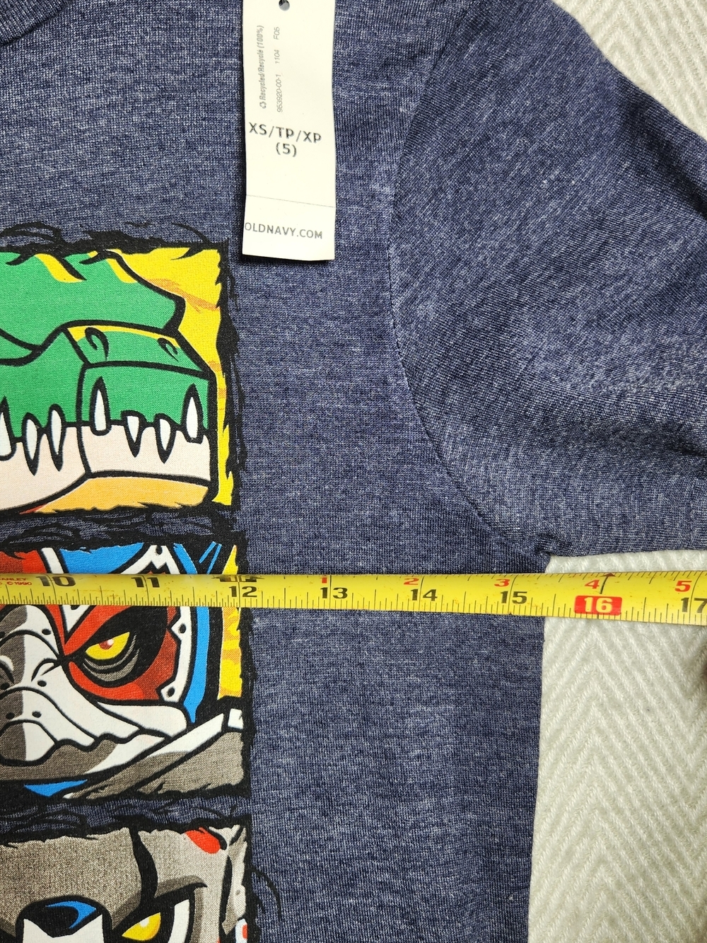 LEGO Chima Navy Blue Graphic Tee Kids XS Colorful Character Print - Picture 5 of 9